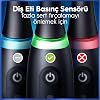 Oral-B iO5 Mat Siyah Şarjlı/Elektrikli Diş Fırçası, 1 Fırça Başlığı, Uzun Ömürlü Pil, Premium Seyahat Kabı