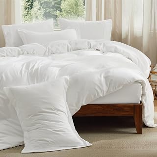 Bedsure Duvet Cover Queen White image