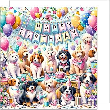 EDITION SEIDEL CARTE D'anniversaire Carrée Premium Avec Enveloppe 405920454850