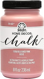 FolkArt, Blushed Pink Assorted Home Décor 8 fl oz / 236 ml Acrylic Chal...