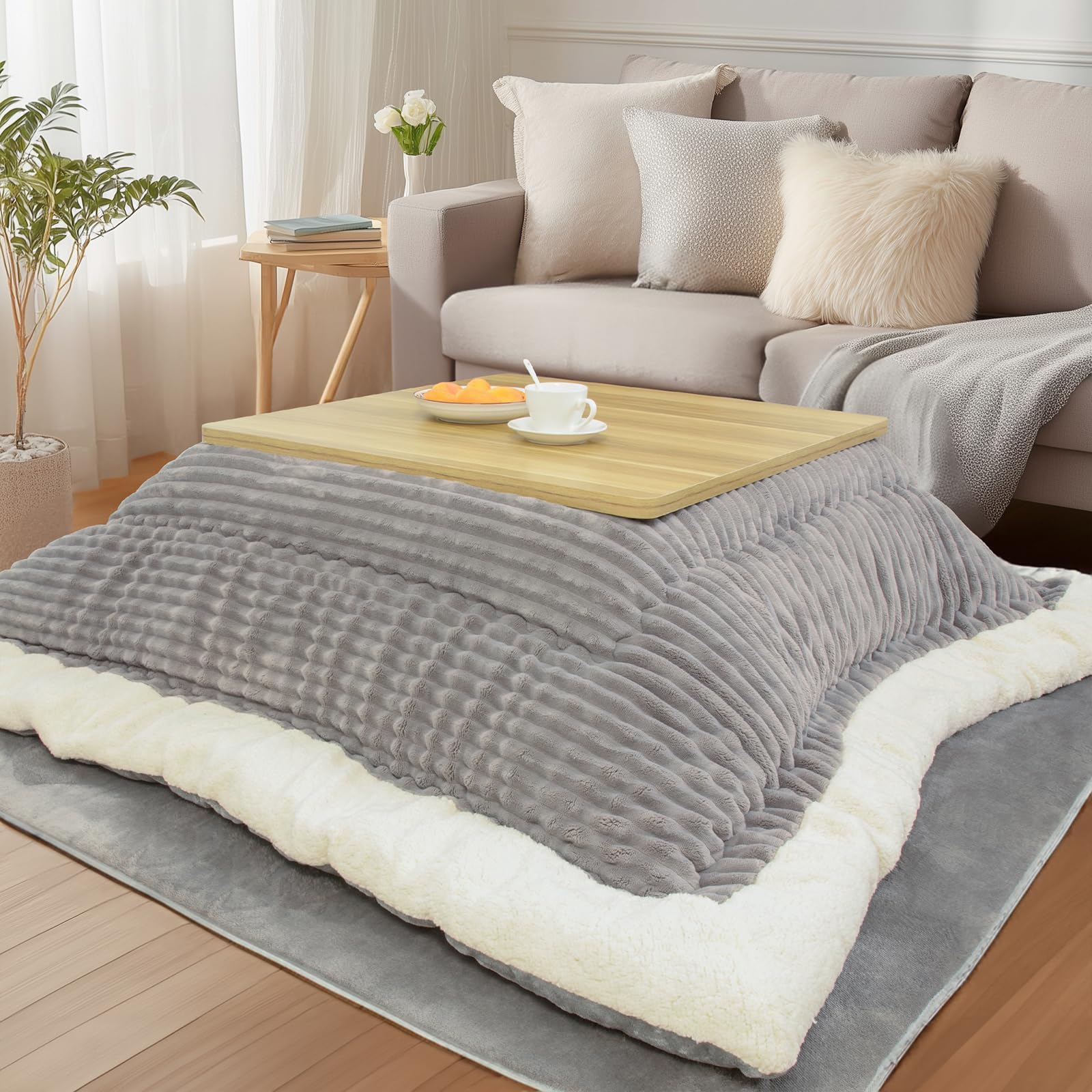 Amazon｜JEMAジェマ こたつ布団 こたつ厚掛け布団 こたつふとん 掛け