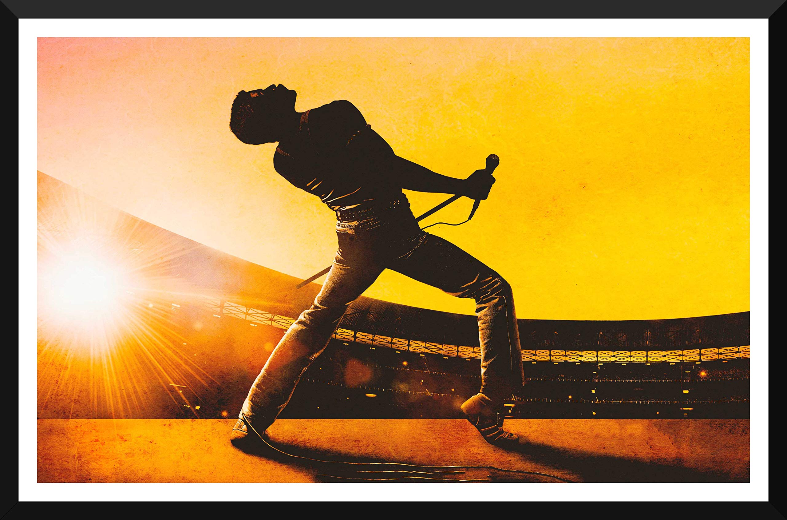 Tallenge - Freddie Mercury - Bohemian Rhapsody Poster I - Small Poster Paper - Framed (12 x 17 inches)