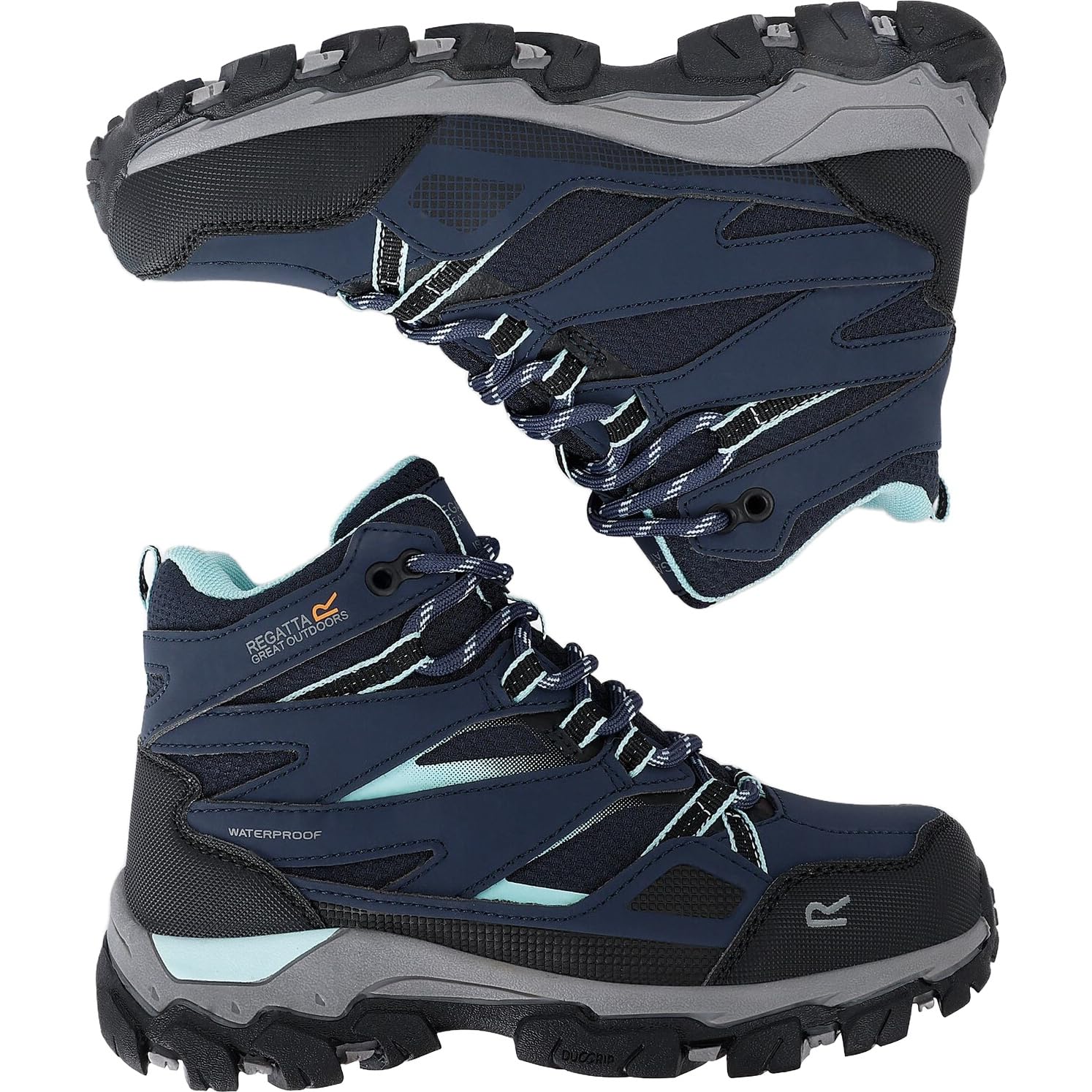Regatta Uniseks - dzieci Regatta Kids Holcombe Walking Hiking BootsButy turystyczne