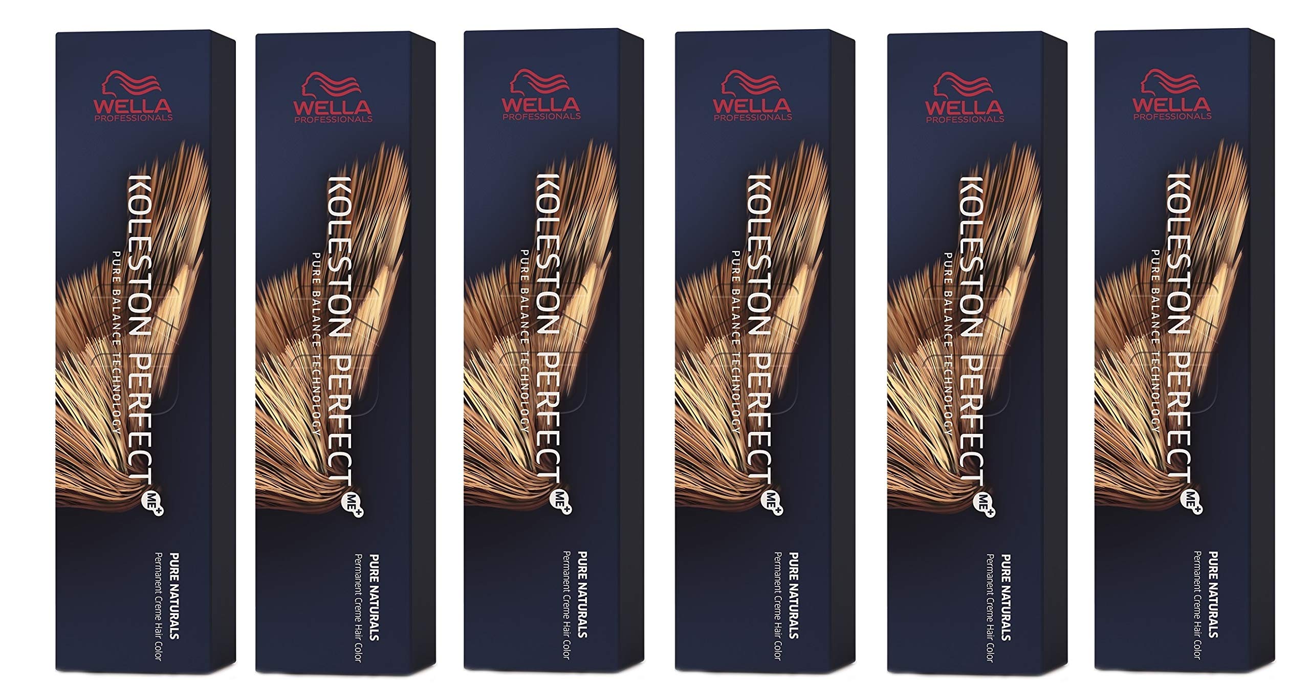 6er Wella Koleston Perfect ME+ 7/0 Mittelblond Natur 60 ml