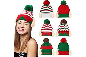 Christmas Elf Beanie with Elf Ears