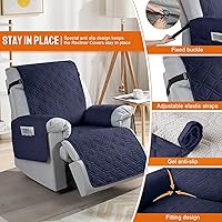 Vista 3 de VANSOFY Fundas 100% Impermeables para Silla Reclinable, Funda para Silla Reclinable Antideslizante para Perros, Protector de Muebles Lavable