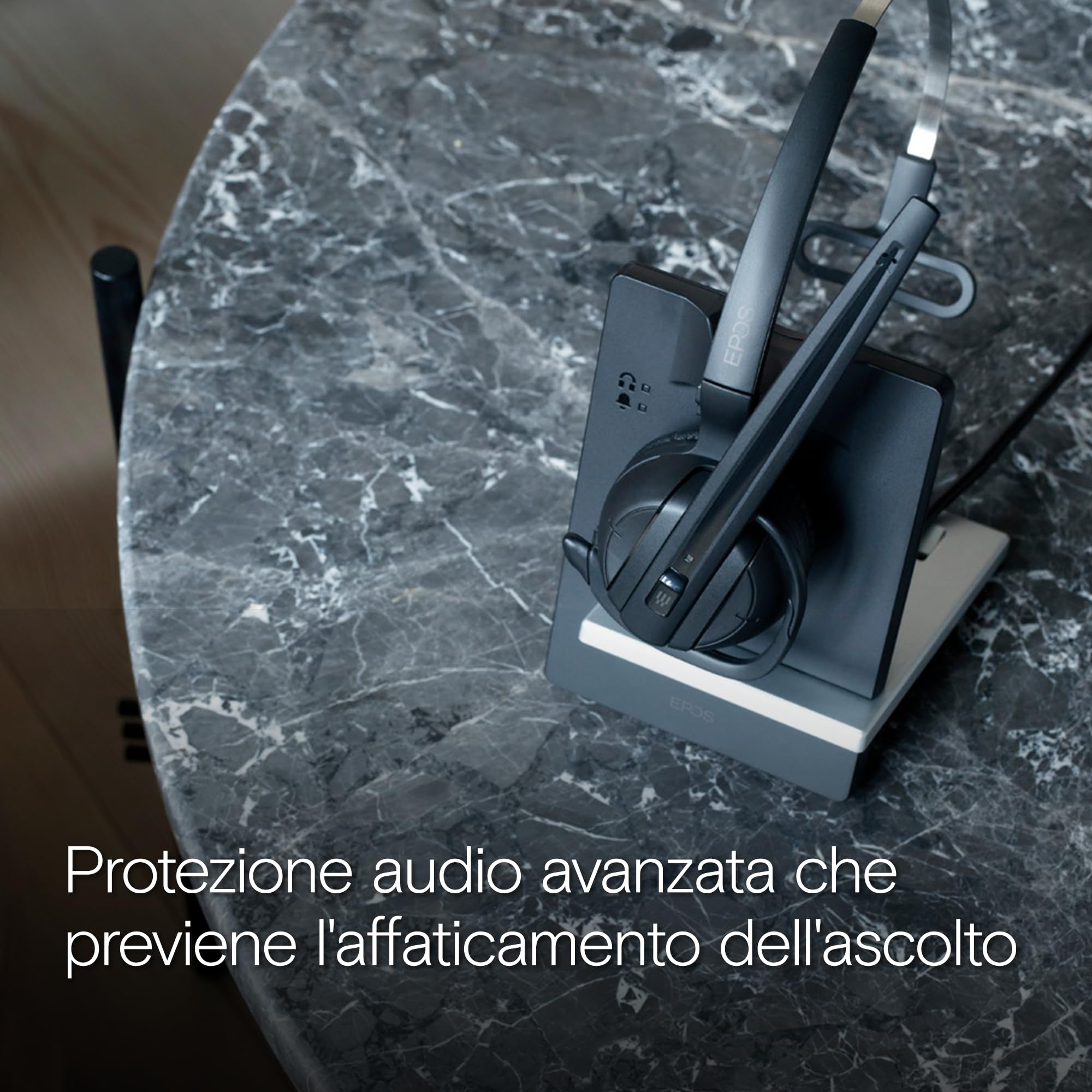 EPOS SENNHEISER Impact D 10 USB ML II Mono DECT Auriculares para PC/Softphone cancelación de Ruido