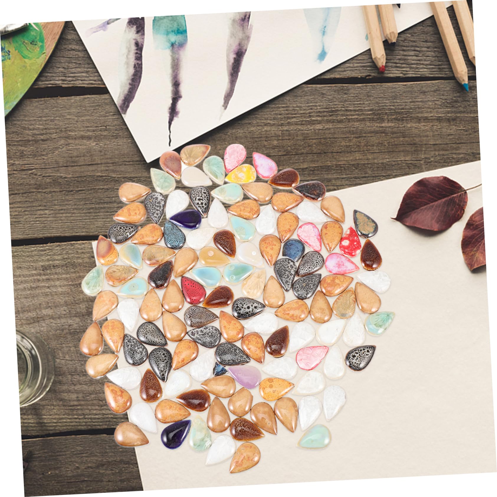 Materiale Mosaico Ceramico Fai da Te 500g, 1 Sacchetto