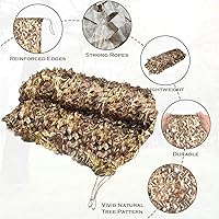 Vista 2 de Red de Camuflaje Red de Camuflaje 6.5ft×10ft, 10ft×10ft, 20ft×20ft, con Respaldo de Malla, Redes para Puesto de Caza, Toldo Parasol, Red de Lona