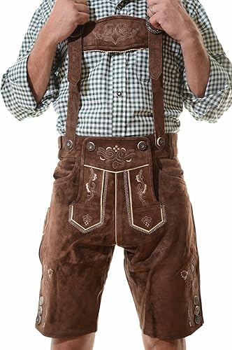 Disfraz de Lederhosen auténtico Oktoberfest Lederhosen GEORG