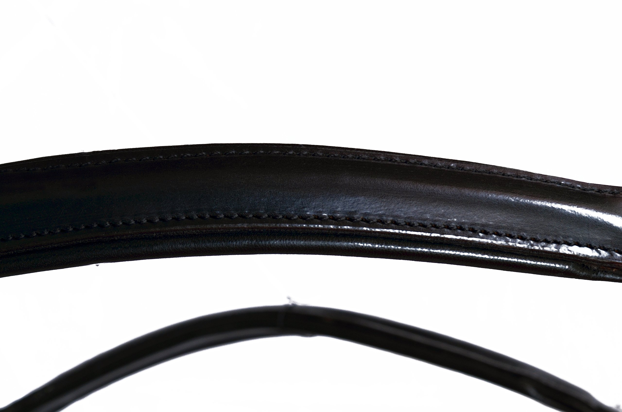 Leather Head Collar - Fully Raised & Padded, Black, Cob And Pony Size, Zain Tack
