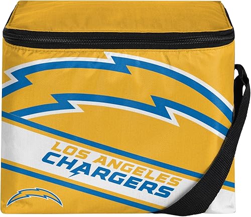 Miniatura 82 de FOCO NFL Unisex-Adult NFL Team Big Logo Stripe 6 Pack Coolers