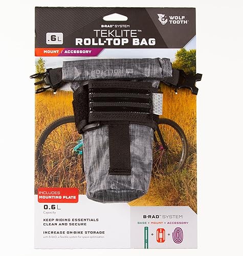 Miniatura 4 de Wolf Tooth Components TekLite - Bolsa enrollable de 0.6 L, color negro