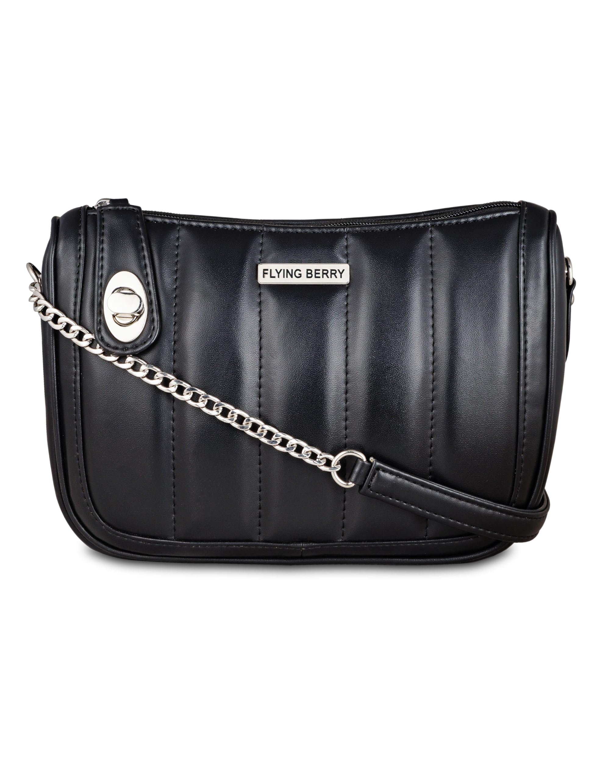FLYING BERRY womens sling bag (BLACK) (B0D17B5T79) Amazon Price History, Amazon Price Tracker