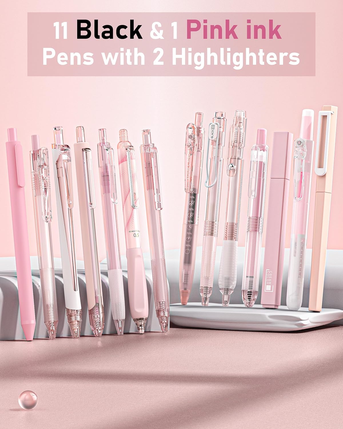 Pastel Gel Ink Pen Set