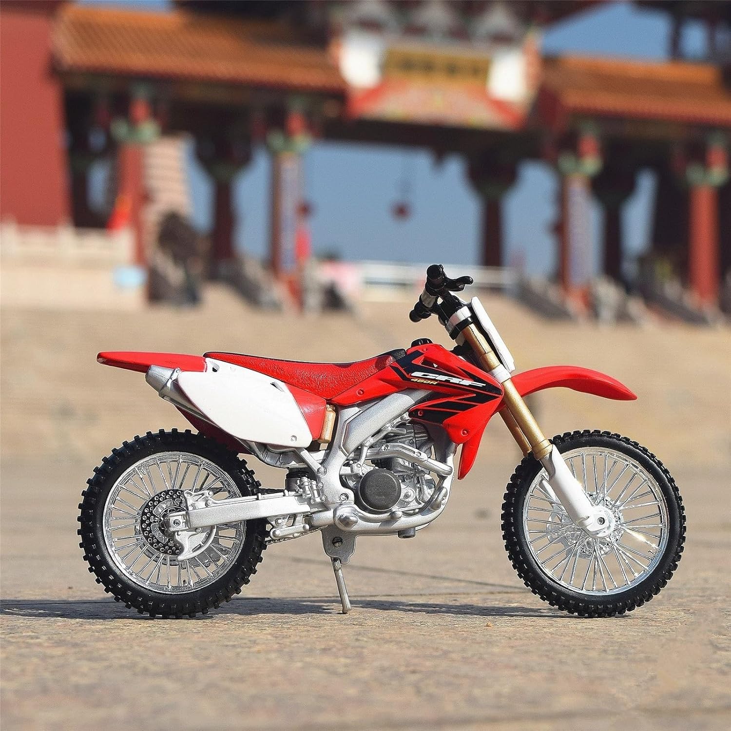 Collection 1/12 Motorcycles Alloy Model Collection Gift for H-ONDA CRF450R(with Foam Box)