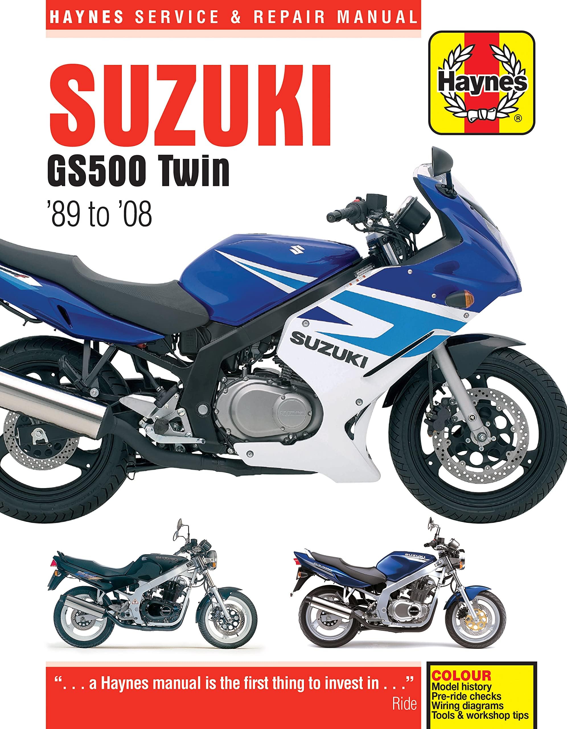 Suzuki GS500 Twin 1989-2008 (Haynes Service & Repair Manual)