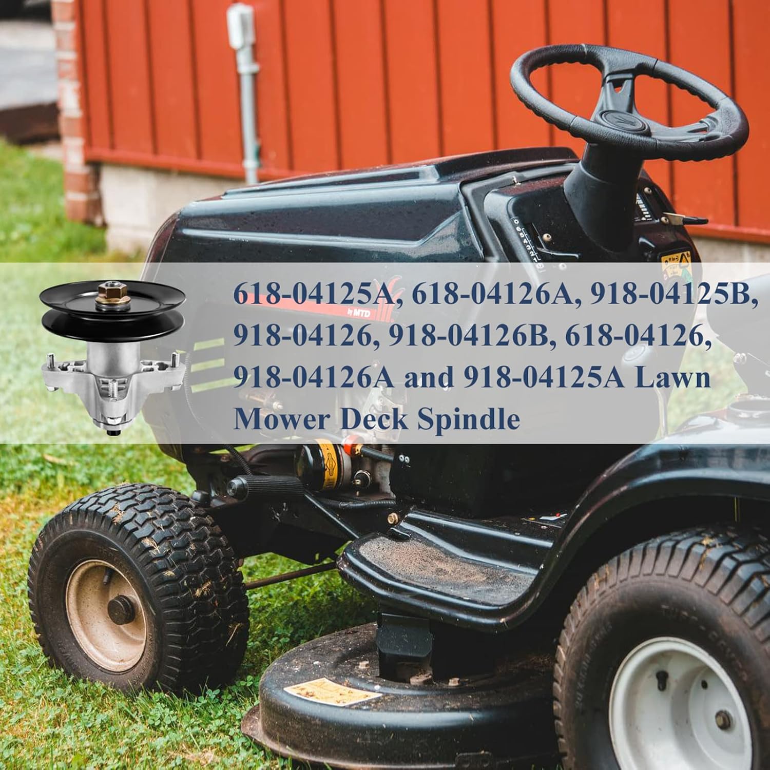 Parts Camp 3 Pack 918-04125C 918-04125B 918-04126 918-04126A 918-04125A 918-04126B 618-04125A 618-04126A 618-04126 Lawn Mower Deck Spindle for cub cade t rzt 50 Spindle