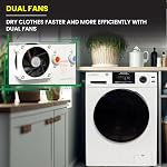 Equator All-in-One Washer Dryer VENTED-DRY 30% FASTER 15lb 110V (White)