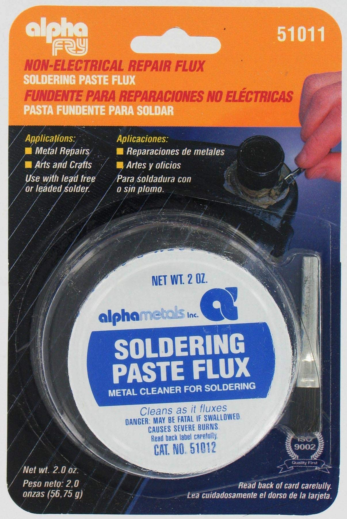 ALPHA METALS AM51011 2Oz Non ELEC Acid Paste,