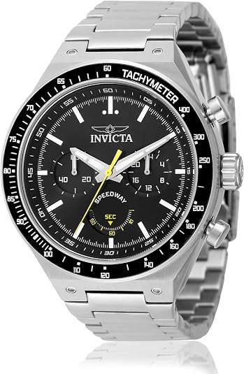 Invicta Speedway Gearshift Men's Watch - 44mm, Steel & Black (49376)