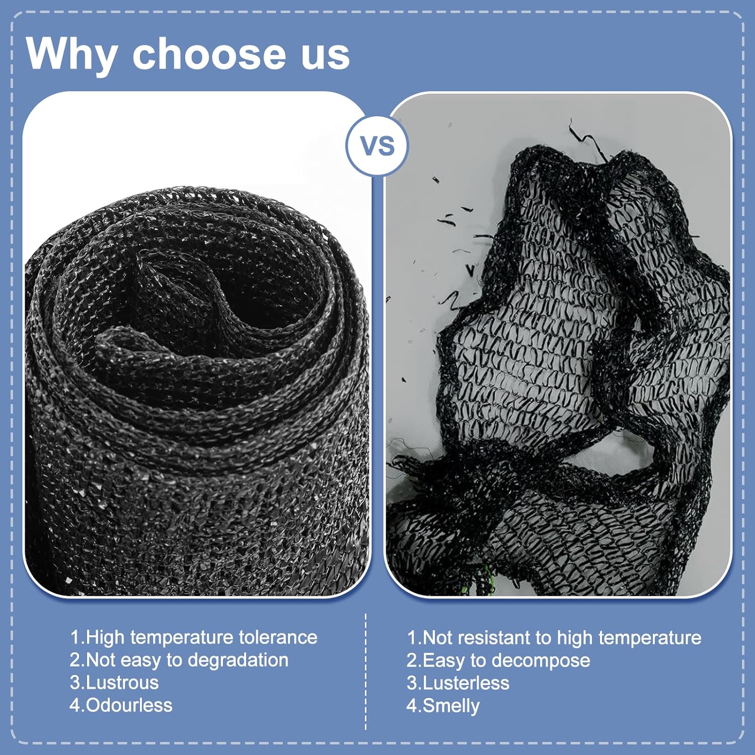 LOVE STORY 10x20FT 70% Black Shade Cloth Sun Shade Net UV Resistant Mesh Tarp Plant Cover Sunblock Net for Garden,Greenhouse,Vegetables,Flowers