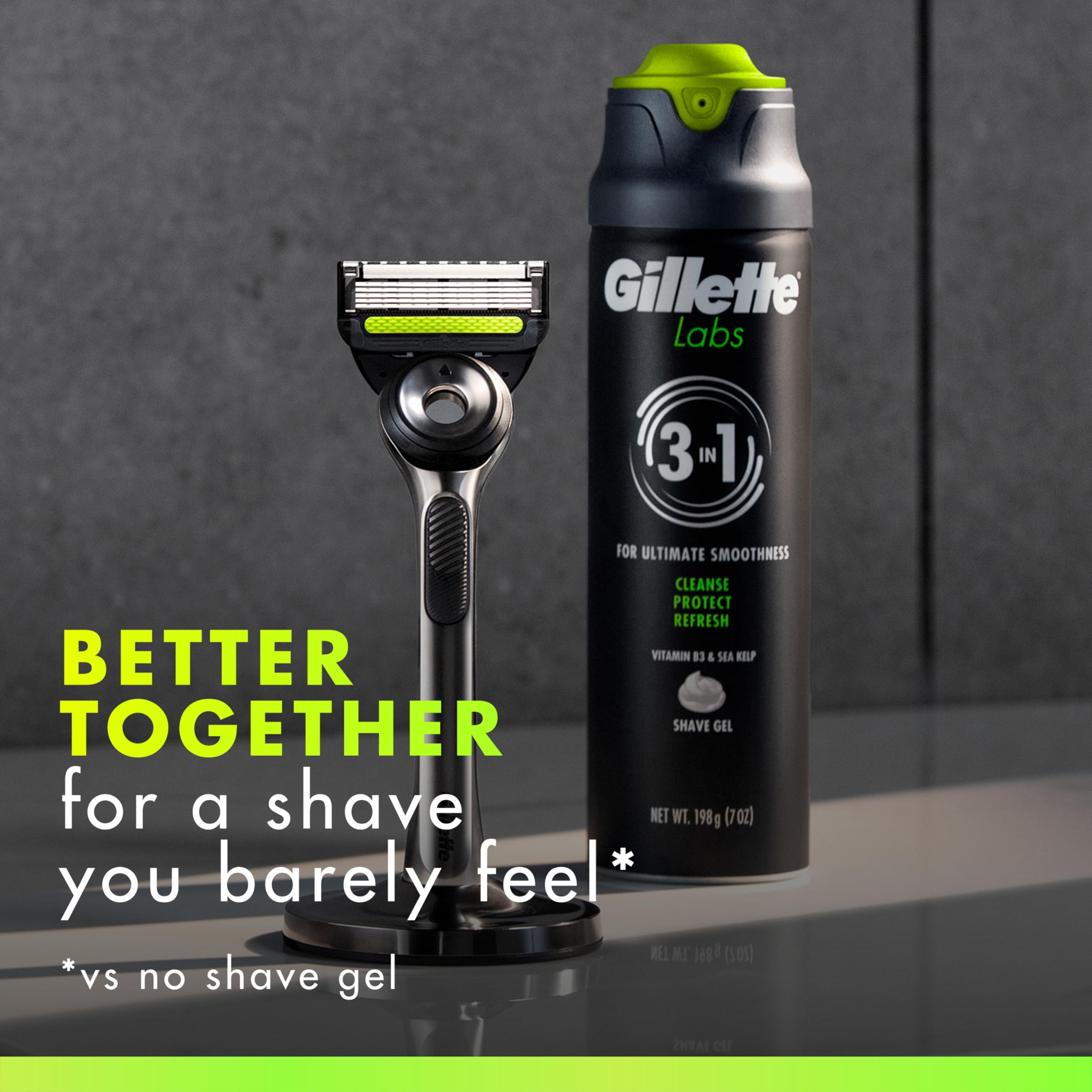 Gillette Labs Shaving Gel - Cool & Soothing -8
