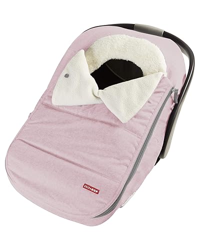 Miniatura 20 de Saco con abrigo y capucha Skip Hop & Go, cubierta para asiento de auto, accesorio de ajuste universal, gris oscuro, para bebé y niño pequeño Gris