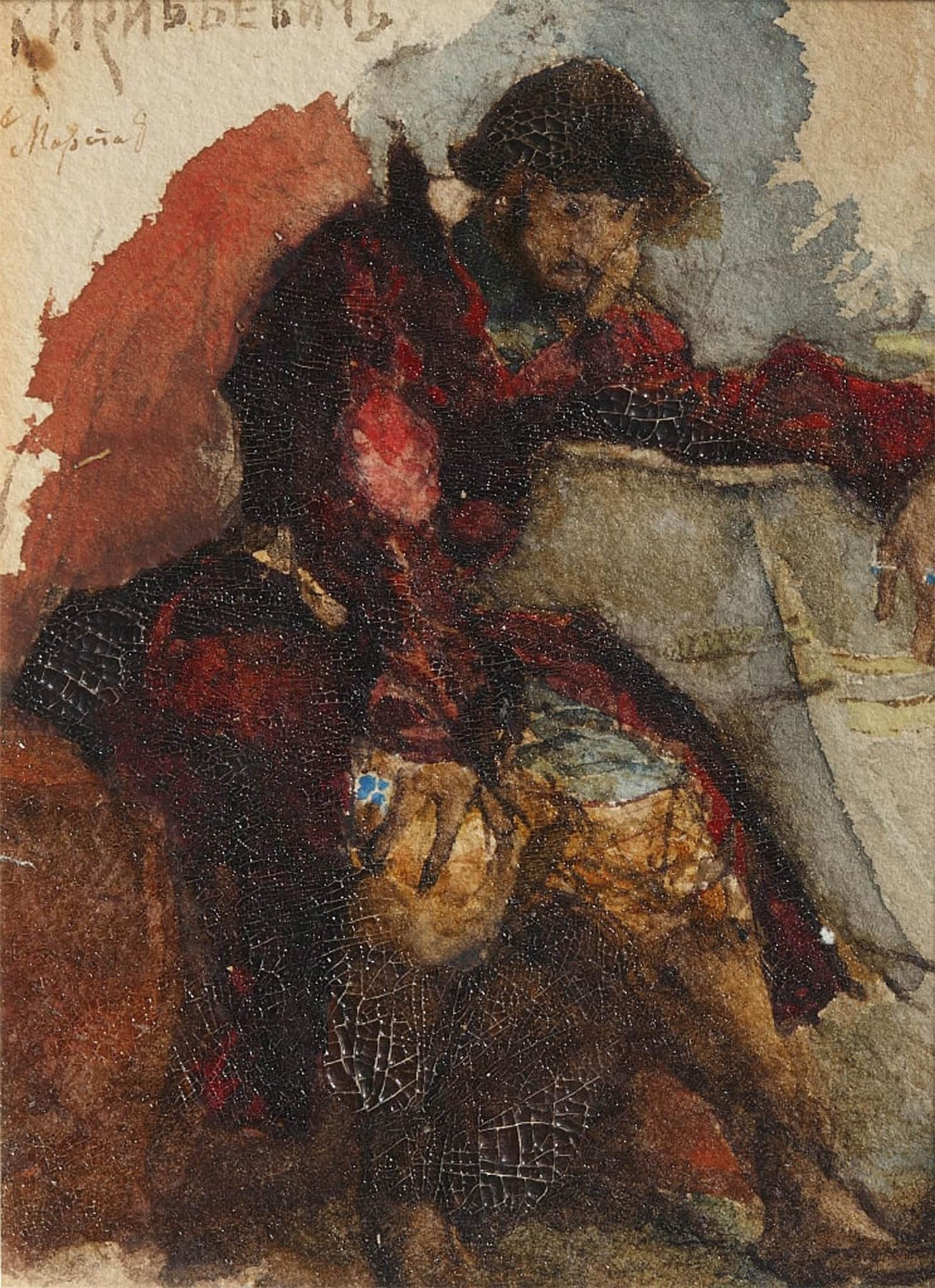 Tableau sur toile Vroubel Chanson du marchand Kalachnikov déco salon 60x90cm - 5