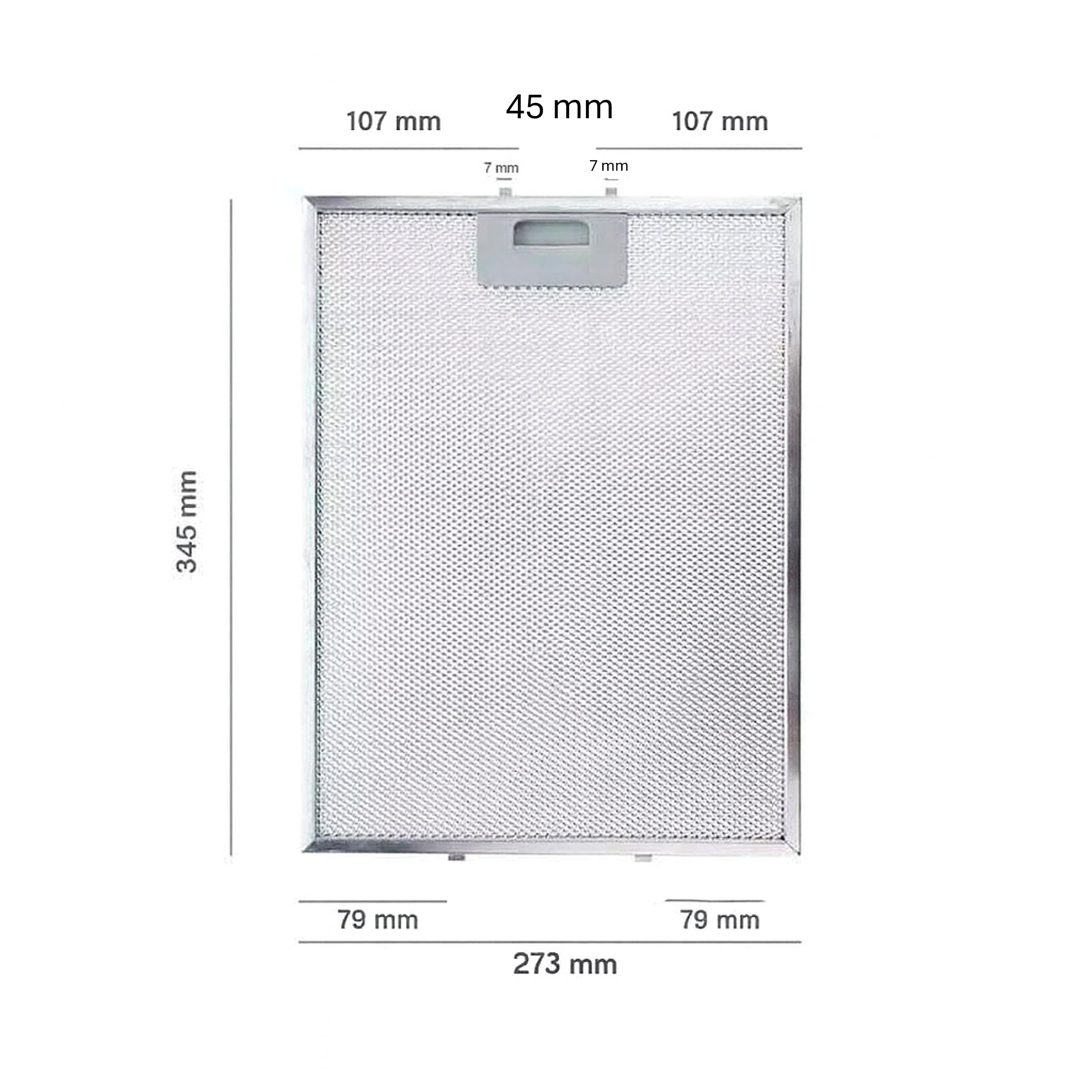 Recamania Filtro Campana TEKA DBB60 (2 UNIDADES) 81460133 Medidas 275 x 344 mm