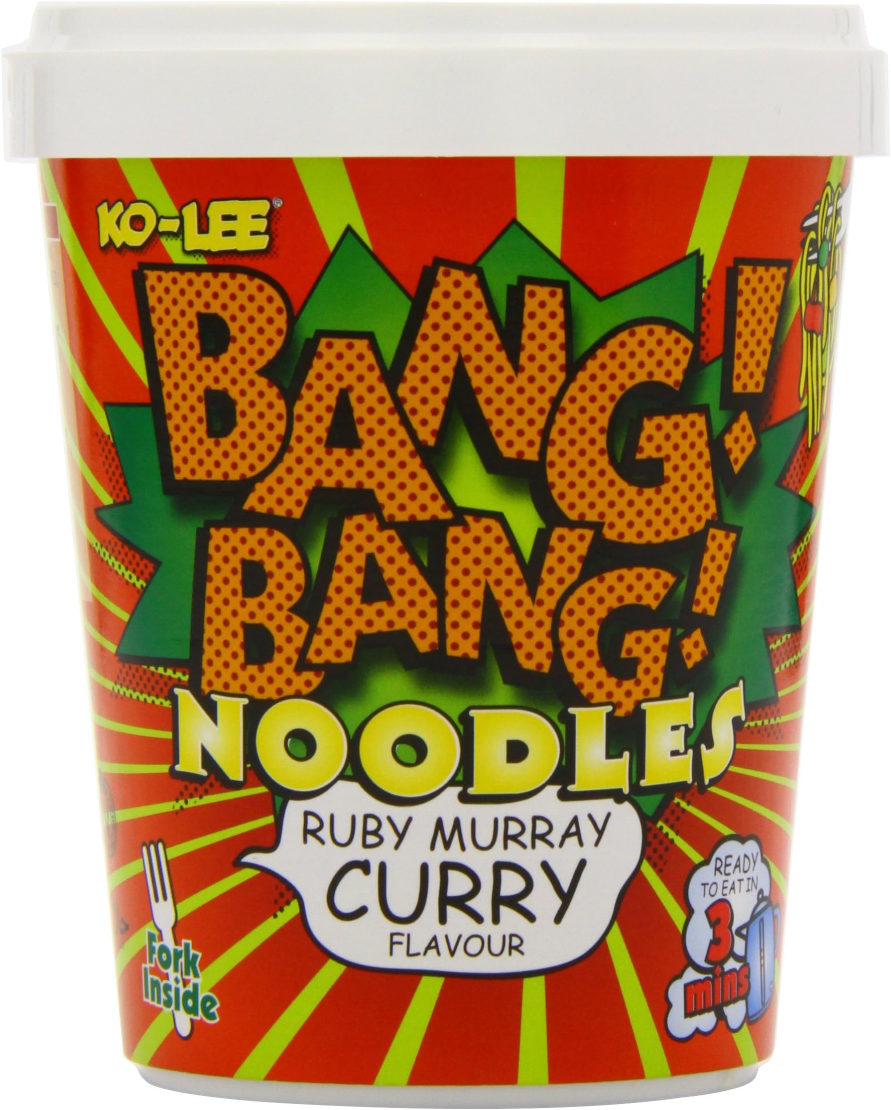 KOLEE BangBang Noodles Ruby Murray Curry Flavour 65 g (Pack of 8)