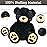 LotFancy Teddy Bear Stuffed Animals, 20 inch Soft Cuddly Plush Black Bear, Cute Plush Toy with Footprints, Gift for Kids Baby Toddlers on Baby Shower, Birthday, Christmas, Easter Decoration