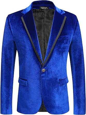 COOFANDY Blazer Casual Para Hombre, Abrigo Deportivo Ligero