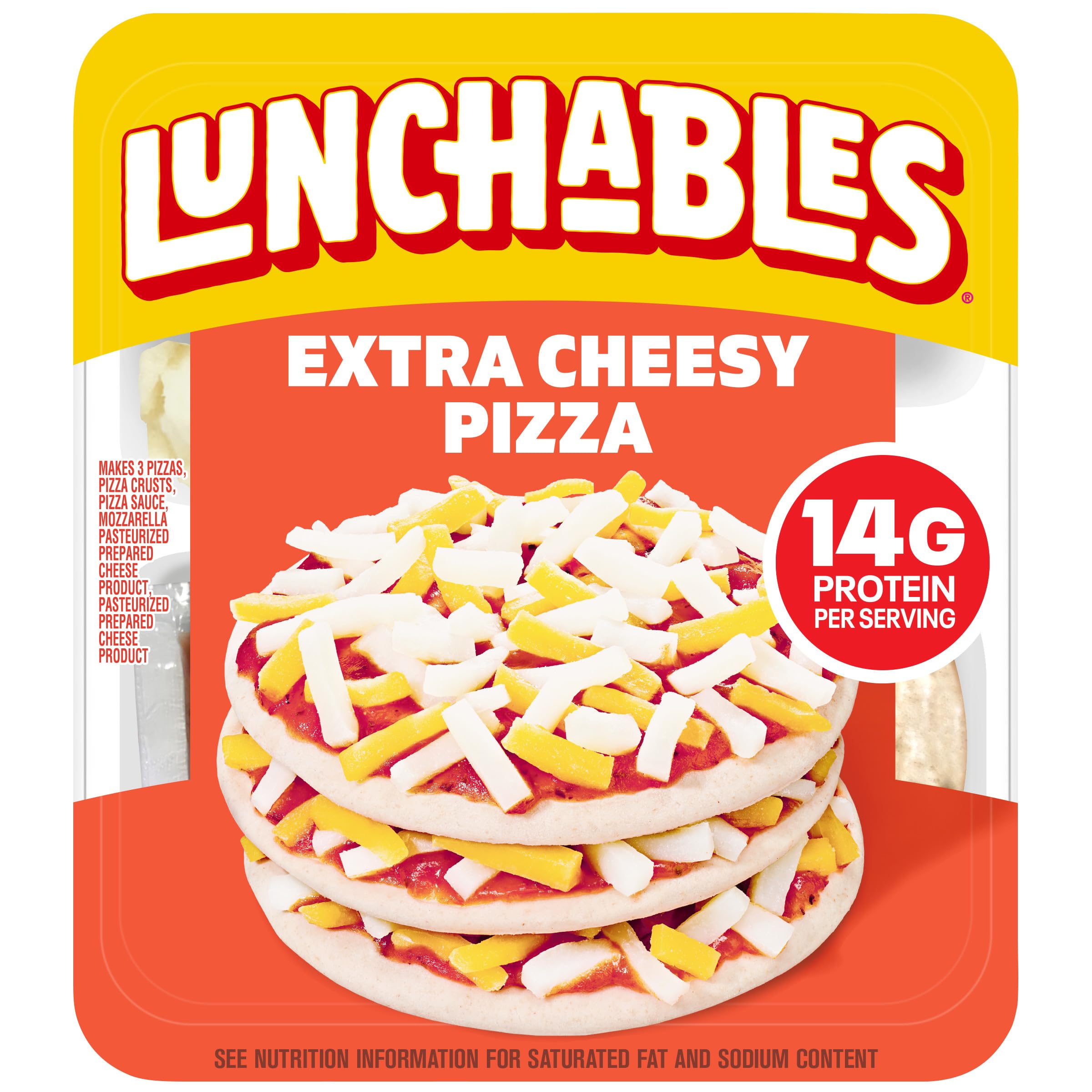 Lunchables Extra Cheesy Pizza, 4.2 oz Pack