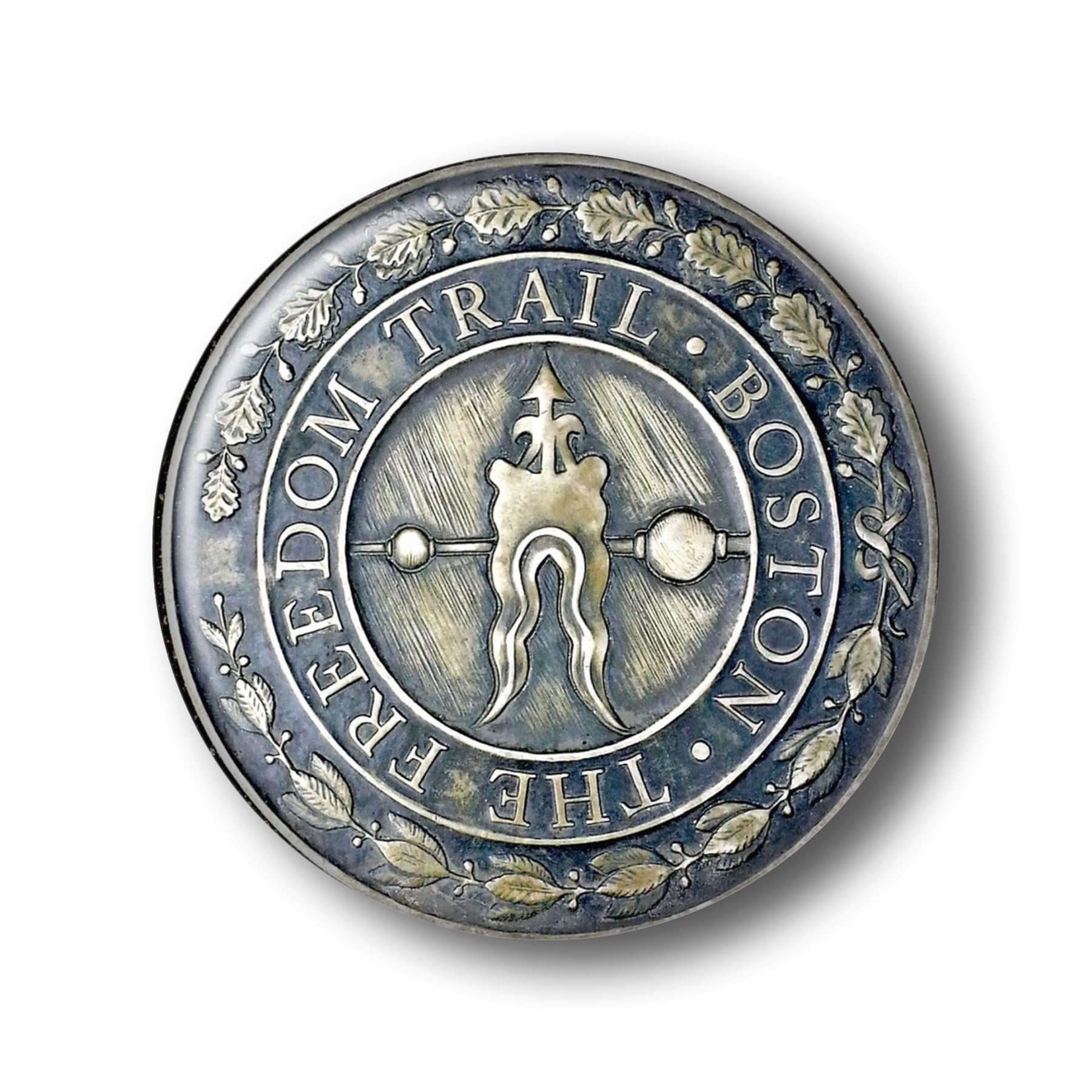 Massachusetts Boston Freedom Trail Fridge Magnet Sticker 3D Crystal Glass Refrigerator Magnets Boston City Travel Collectible Souvenir Gifts Fridge Decoration