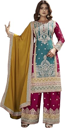 STELLACOUTURE الهندي salwar kameez على استعداد لارتداء عيد مهرجان Shalwar دعوى باكستاني نمط حزب للنساء 2741-O