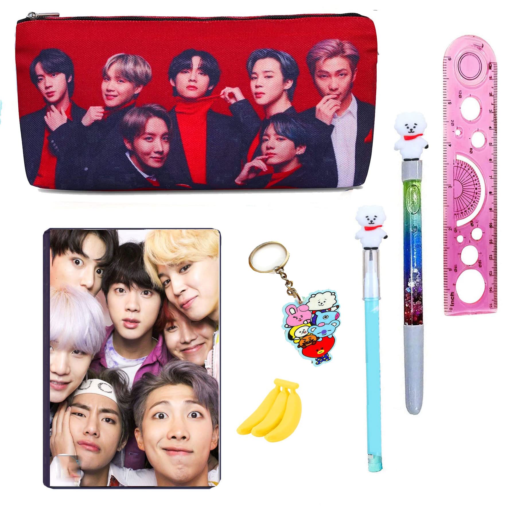 See full amazon price history chart for KOBBET® 7pcs BTS Army Team Stationery Combo for Kids for School BT-21 Pen Pencil. Key Chain BTS Diary Deisgner Eraser Scale/Ruler for School for Kids Return Gift Party Favour Gift Set (Red, White) KOBBET® 7pcs BTS Army Team Stationery Combo for Kids for School BT-21 Pen Pencil. Key Chain BTS Diary Deisgner Eraser Scale/Ruler for School for Kids Return Gift Party Favour Gift Set (Red, White) (B0BC9HJ5MS) Amazon Price History, Amazon Price Tracker