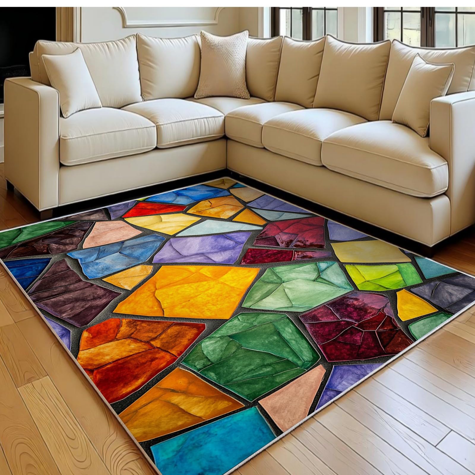 Tapis de chambre adulte violet pour une descente de lit douillette