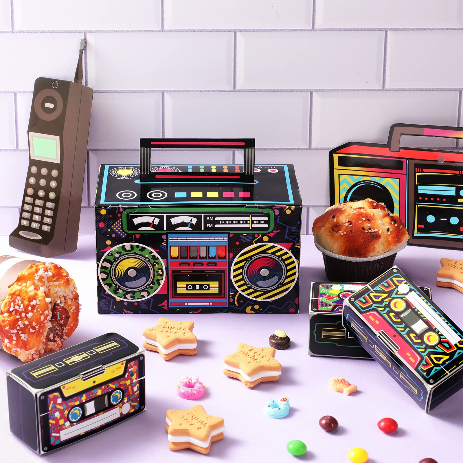 Amazon.com: Chinco 22-Piece 80s Novelty Boom Favor Boxes - Boom