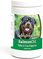 Vista 45 de Healthy Breeds Golden Retriever - Aceite de salmón masticable suave, 90