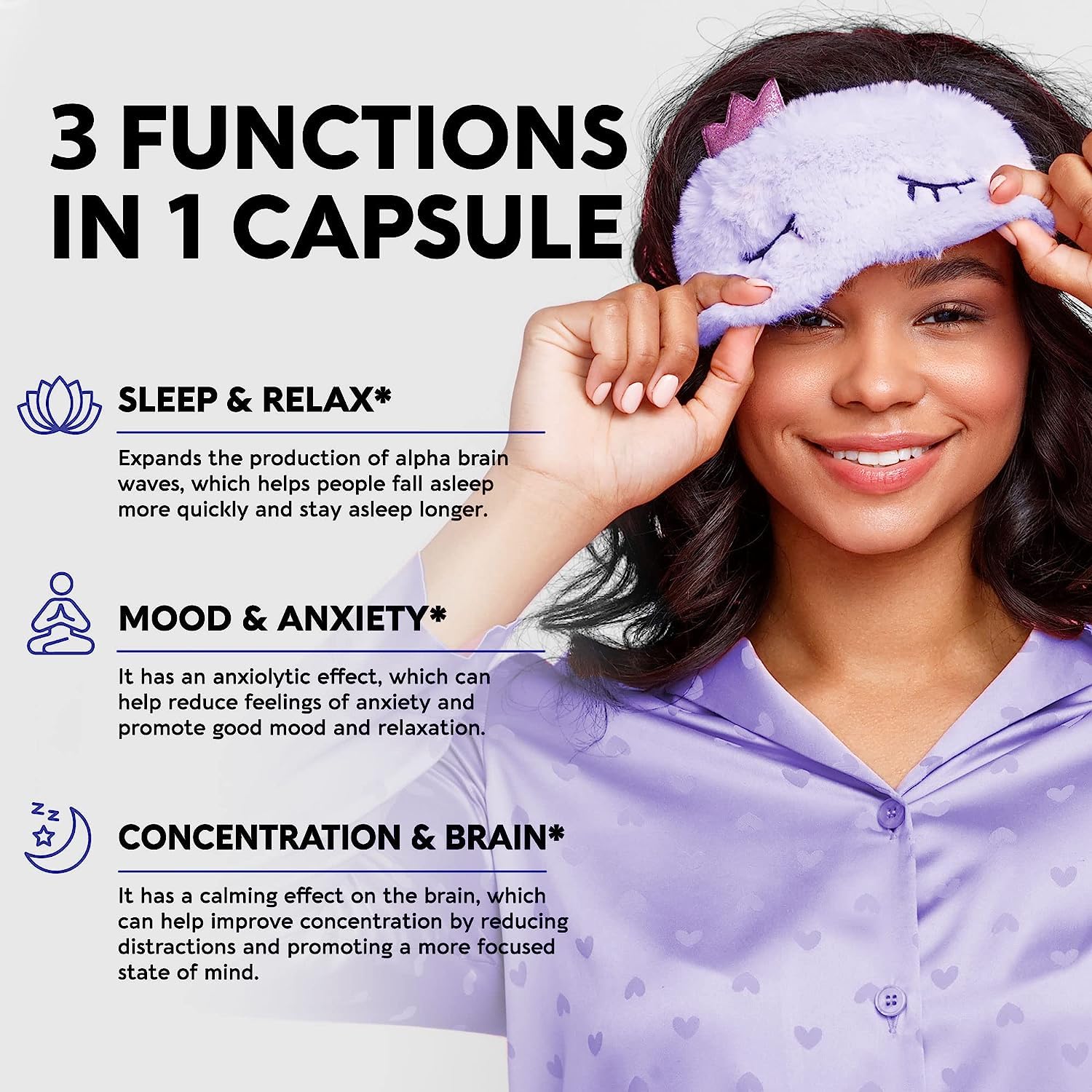 VITARUHE® L-Theanine 250 mg - Promotes a Relaxed State & Healthy Stress Response* -90 Capsules 3