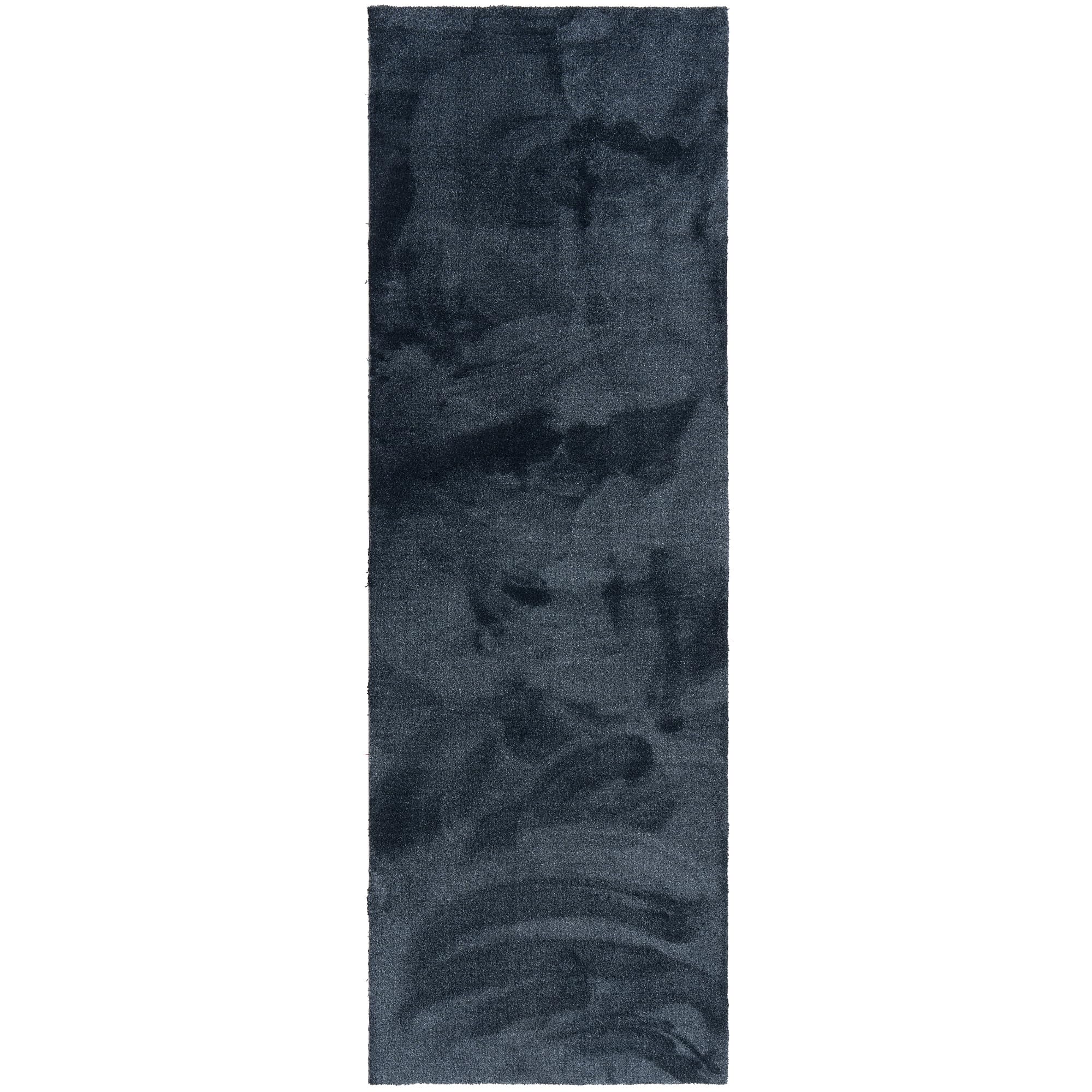 Snapstyle Super Soft Hochflor Läufer Livorno Antracite - Pflegeleicht, Zuschneidbar, Ideal für Flur, Schlafzimmer, Kinderzimmer Oder Arbeitszimmer