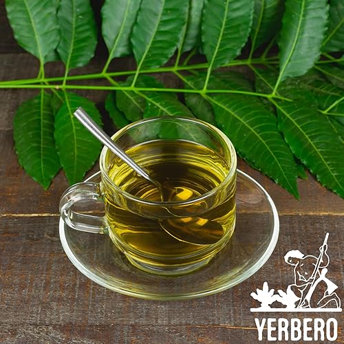Miniatura 5 de Yerbero - Té de hierbas sueltas Neem de 4 onzas (4.02 oz) hace más de 25 tazas  Azadirachta indica  Te De Hoja Neem  Bolsa resellable de pie hecha