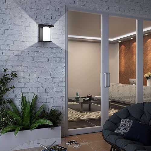 Miniatura 7 de Luces solares de movimiento para exteriores, 2 modos de iluminación, IP54 impermeable, encendidoapagado automático, inalámbrico, adecuado para valla