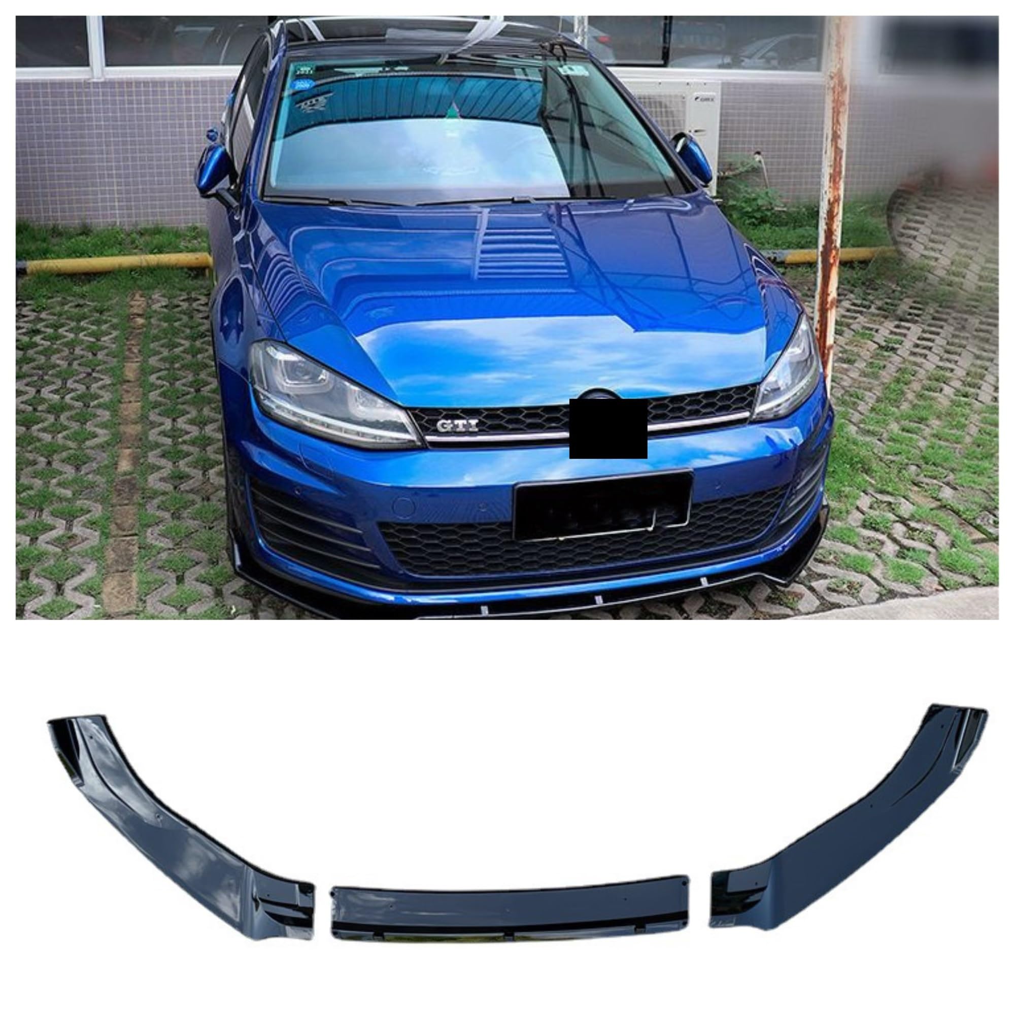 Diffuseur avant Golf 7.5 MK7 R-Line pour vos sorties sur route et circuit - 4