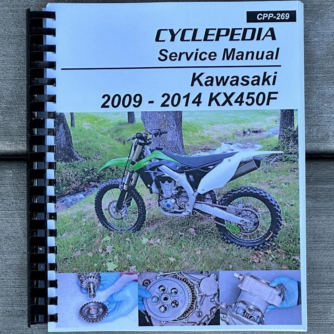 i5motorcycle Service & Repair Manual for Kawasaki KX450F KX450 KX 450 450F 2009-2014