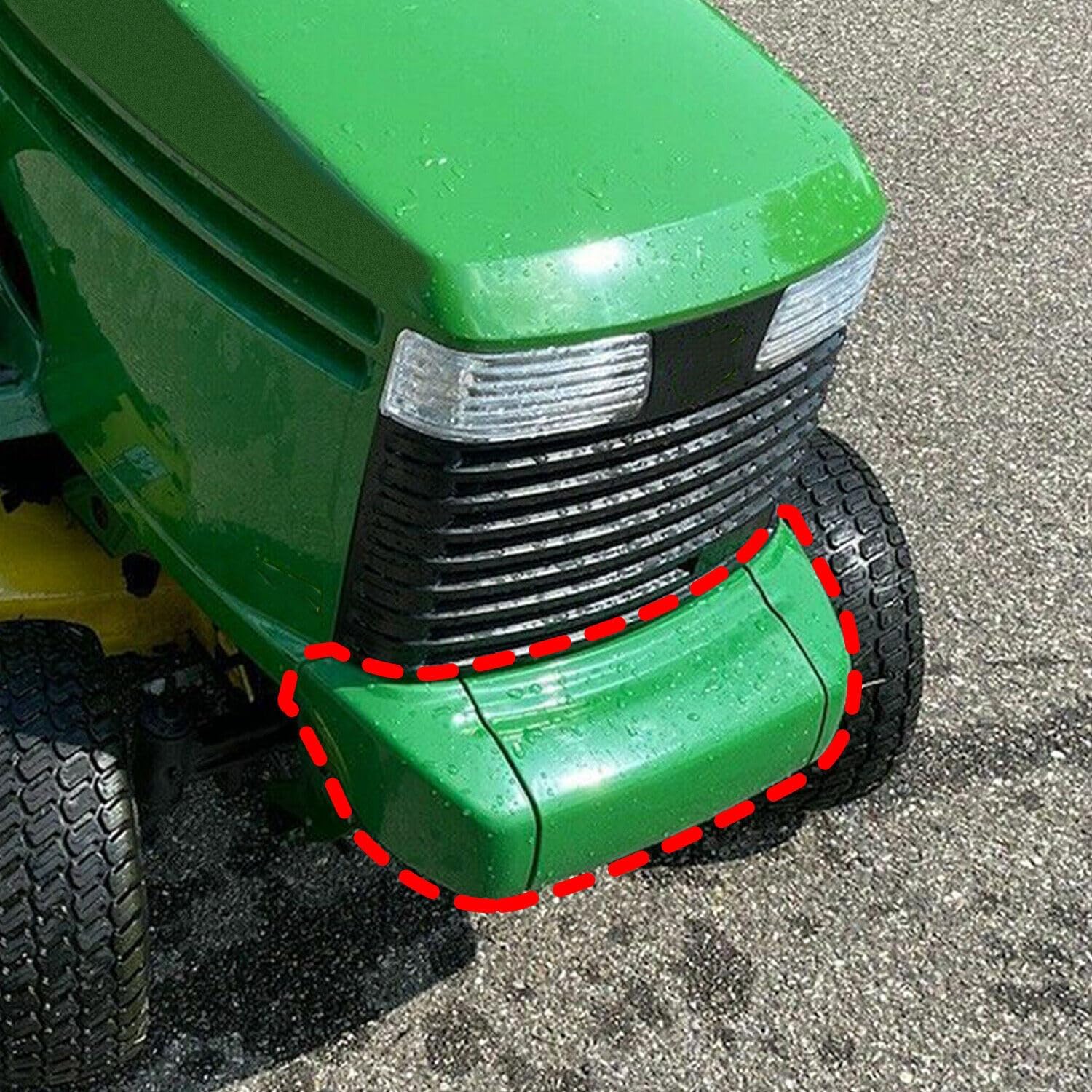 John Deere OEM M140667 Bumper Center 325 335 345 355D GX325 GX335 GX345 GX355 - Foto 4