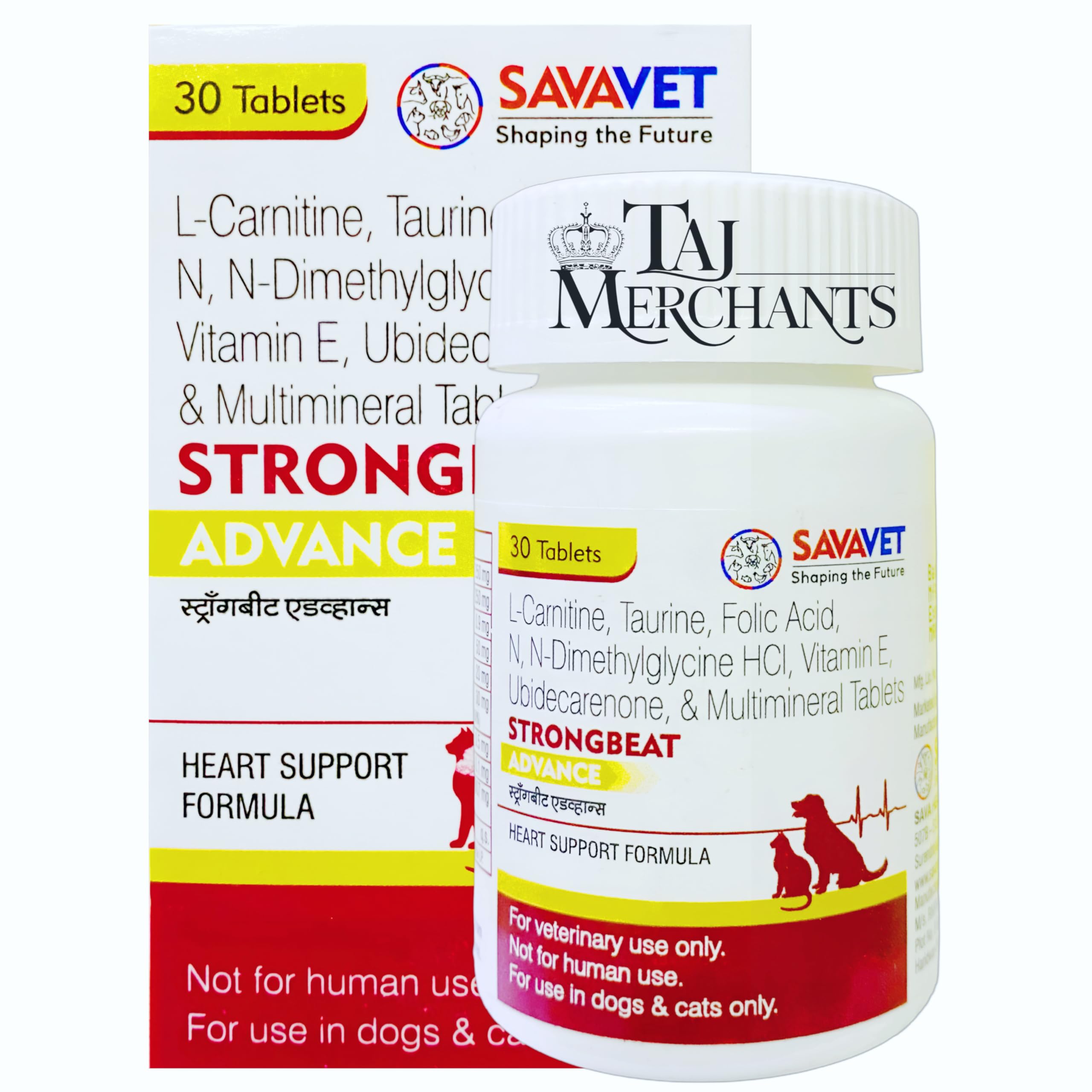 - (OG) TM Presents STRONGBEAT Advance Supplement for Dogs and Cats|| 30 Tablets