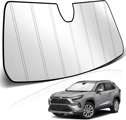 Miniatura 34 de KUST - Parasol para parabrisas para Chevy Equinox 2010–2017, accesorios para ventanas, funda solar plegable, bloquea los rayos UV, mantiene el coche