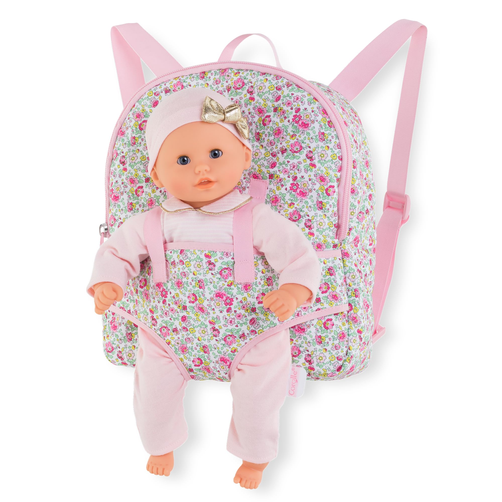 baby doll mini backpack Set, Sweet Love, Cute Baby With a Small StockCalifornia washable for your convenience! Personalized Doll Carrier Backpack